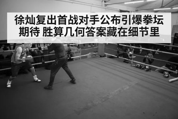 徐灿复出首战对手公布引爆拳坛期待 胜算几何答案藏在细节里